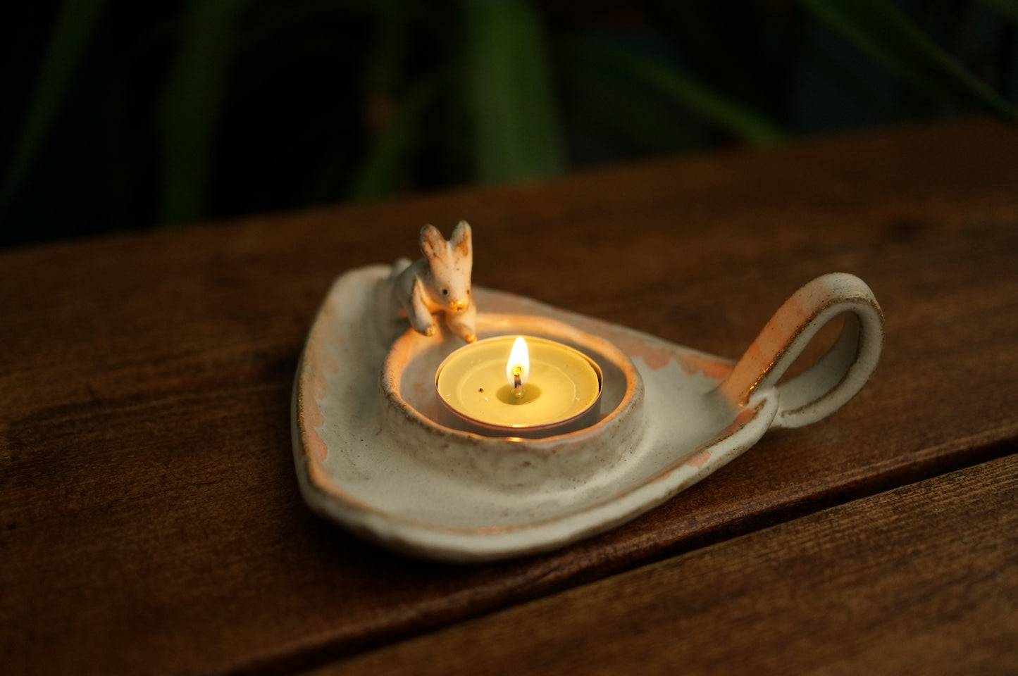 Rabbit Tea light holder