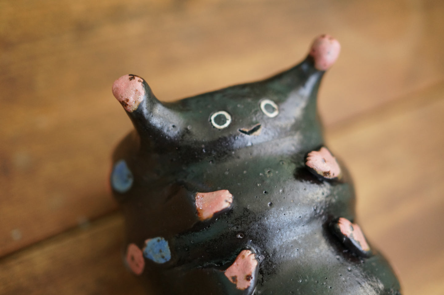 Black Caterpillar Vase