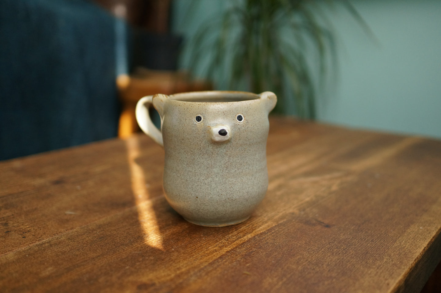 Grey Blue Bear Mug
