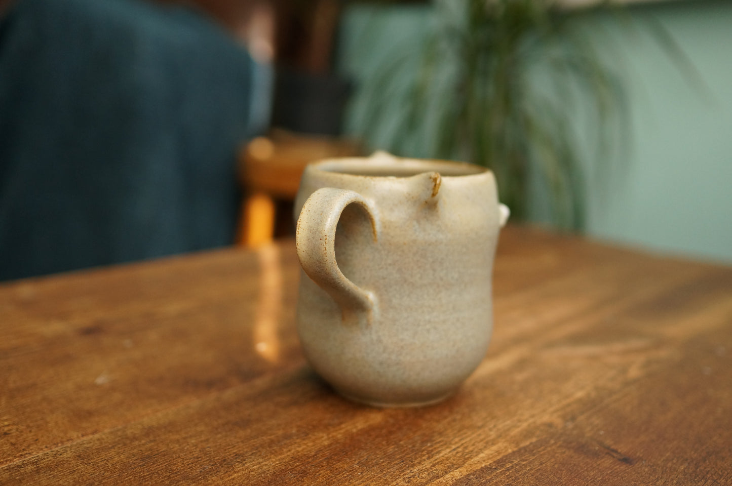 Grey Blue Bear Mug