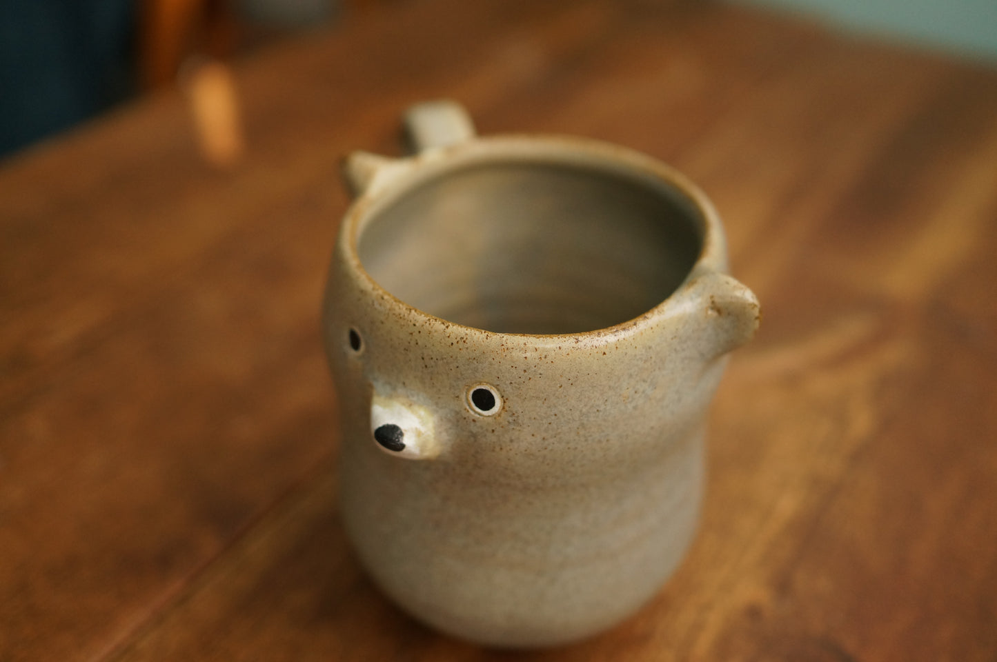 Grey Blue Bear Mug