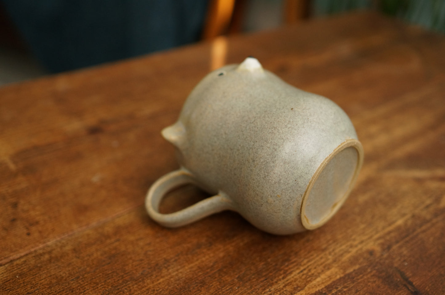 Grey Blue Bear Mug