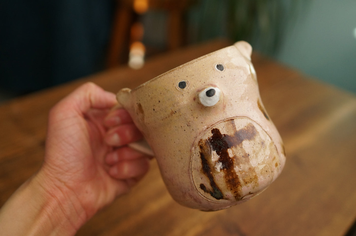 Pink Bear Mug