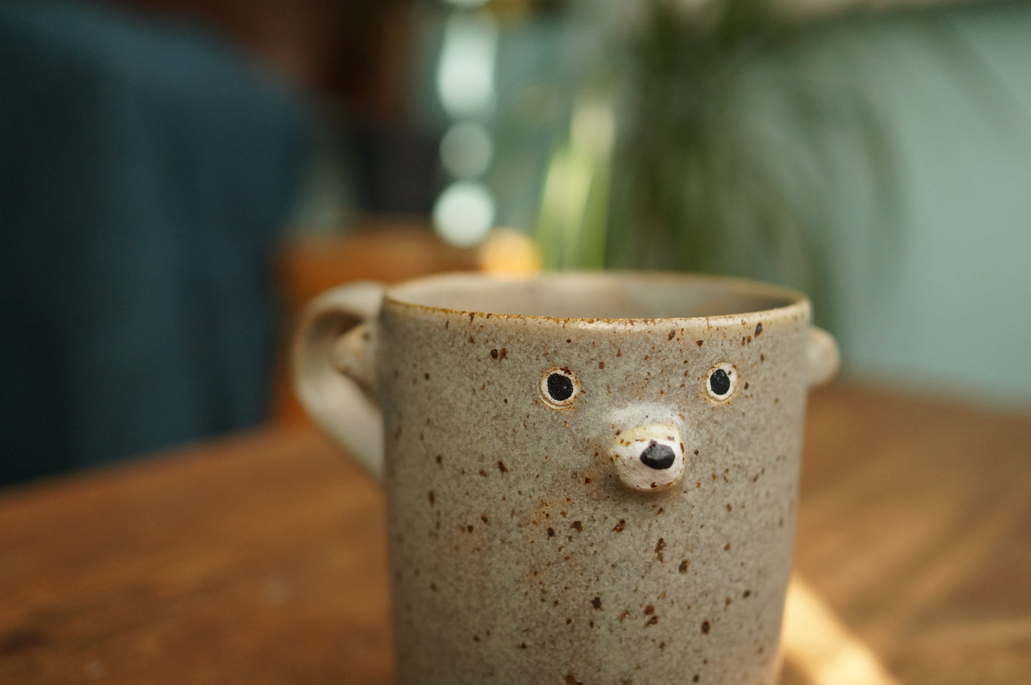 Grey Blue Bear Mug