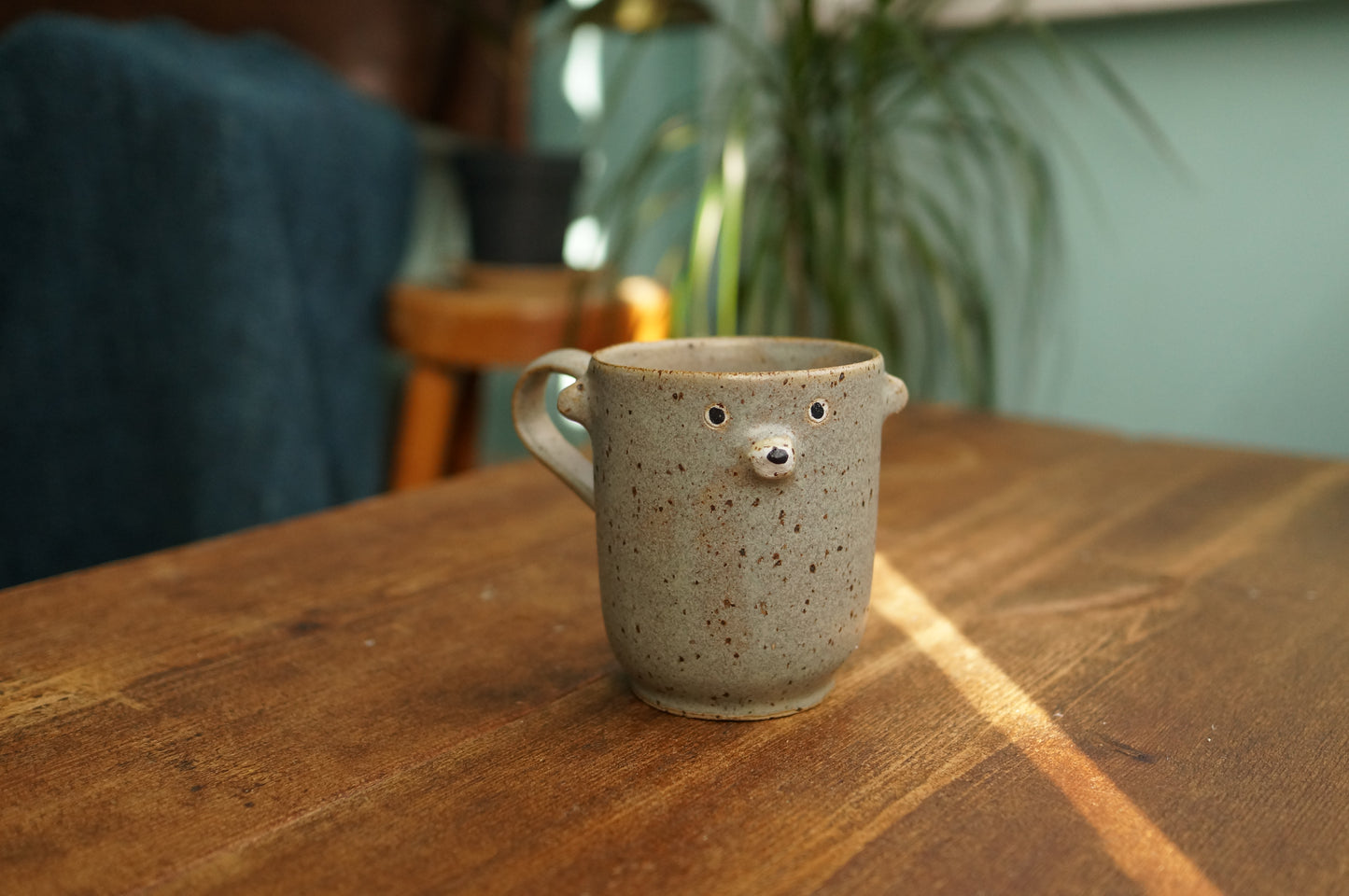 Grey Blue Bear Mug