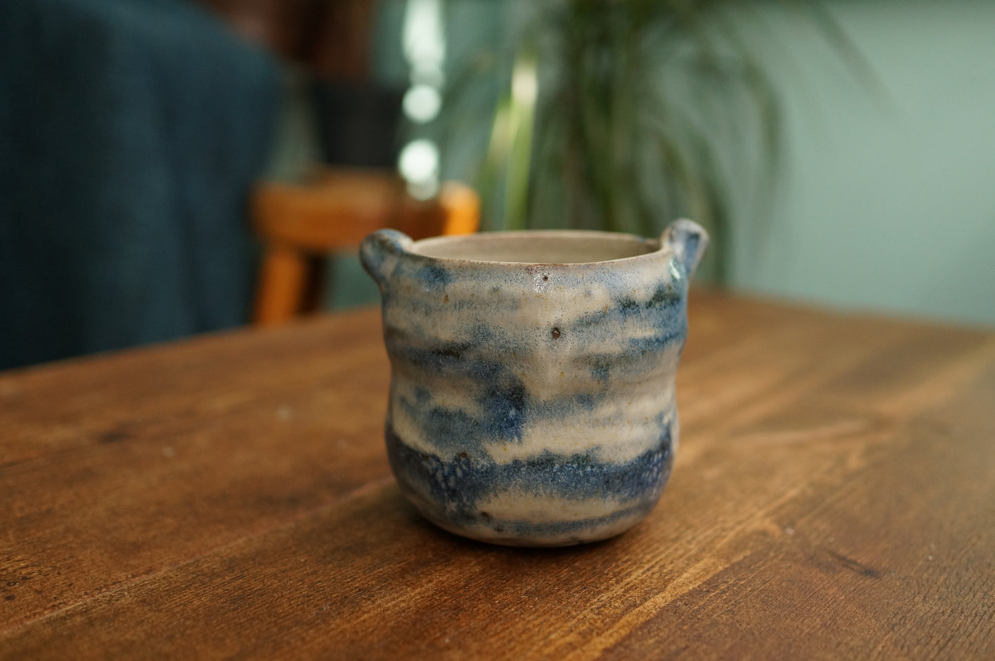 Snowy Blue Bear Mug
