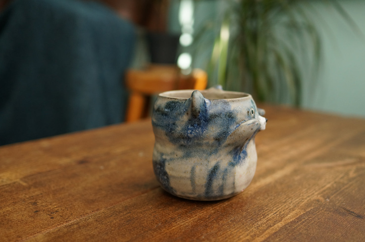 Snowy Blue Bear Mug