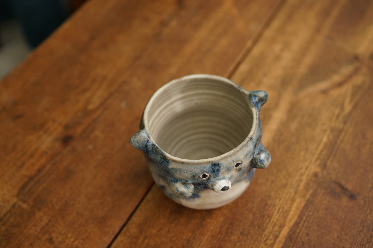 Snowy Blue Bear Mug