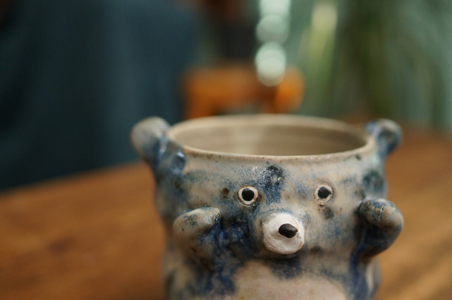 Snowy Blue Bear Mug
