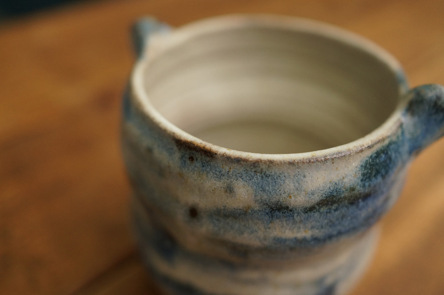 Snowy Blue Bear Mug