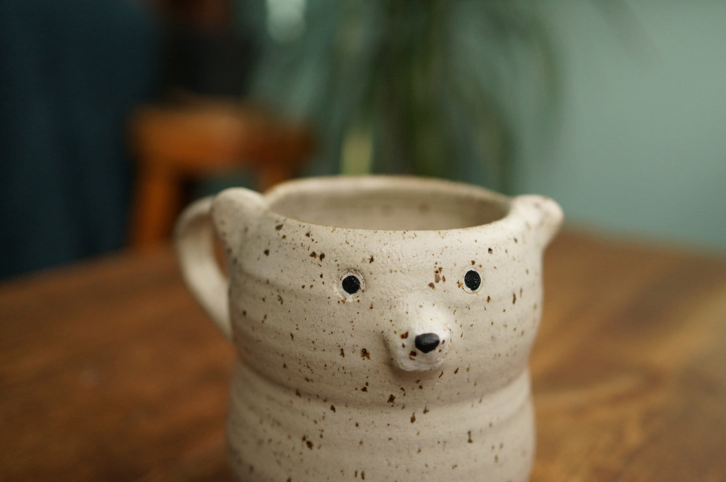 Satin White Bear Mug