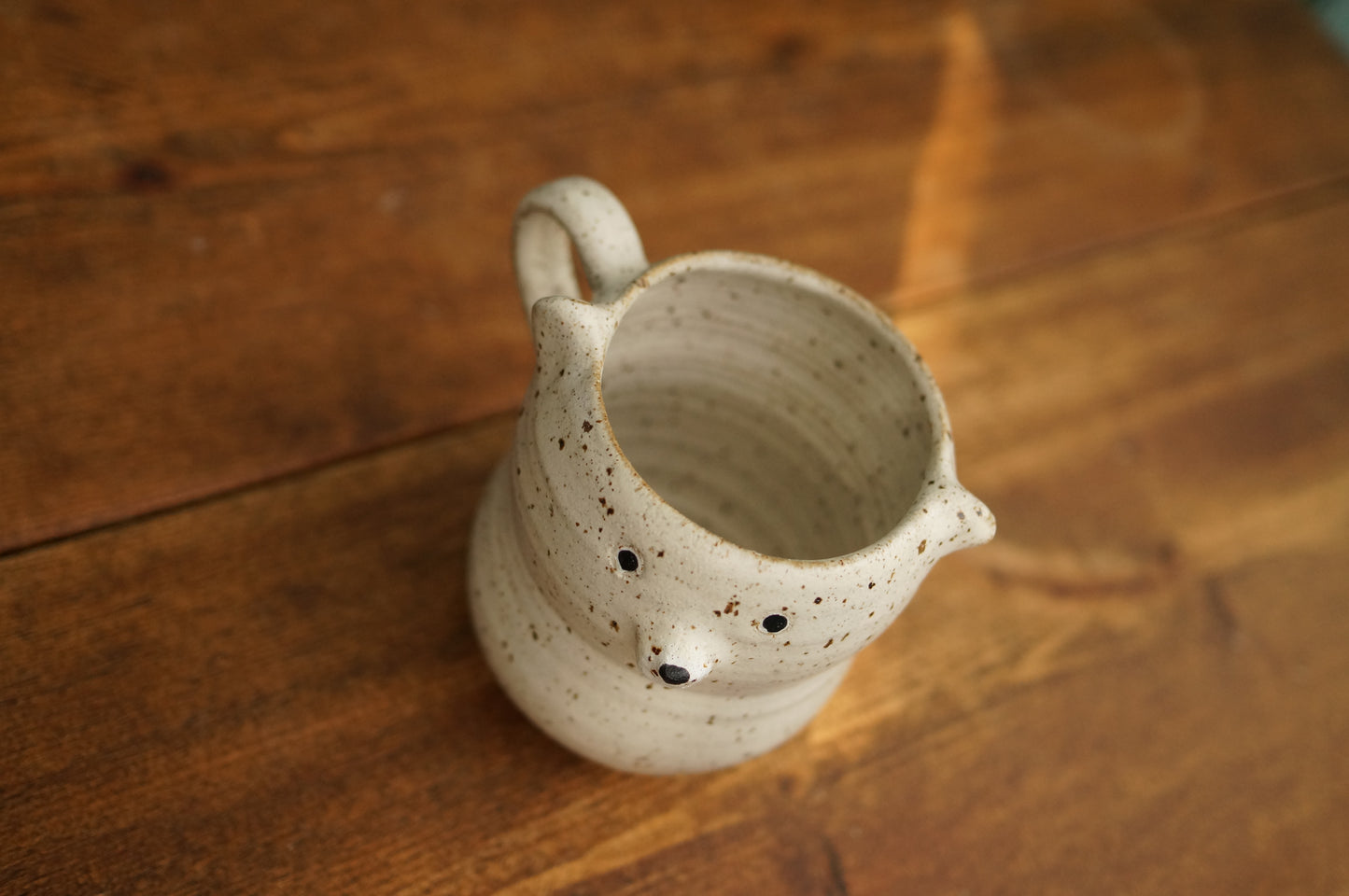 Satin White Bear Mug