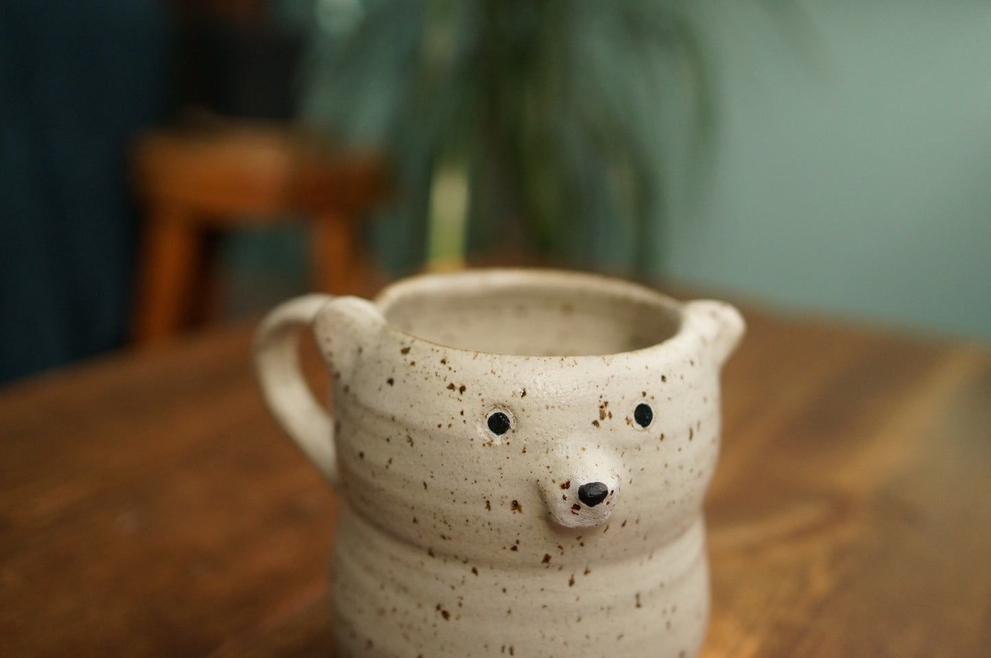 Satin White Bear Mug