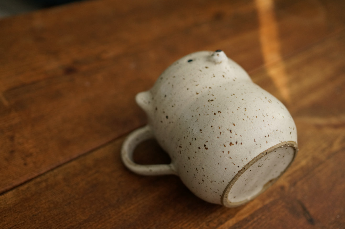Satin White Bear Mug