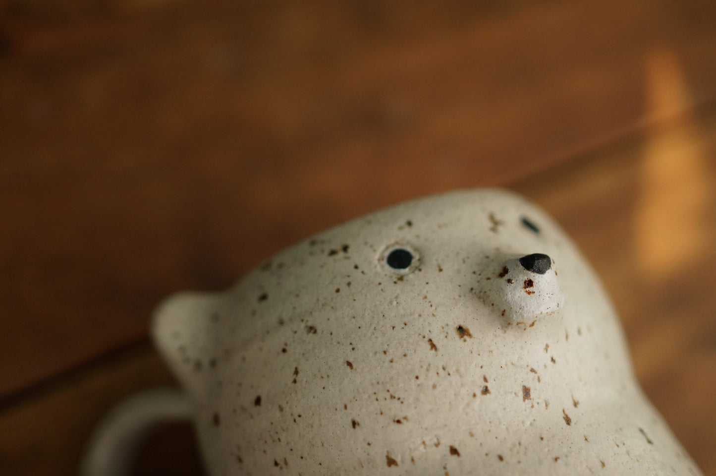 Satin White Bear Mug