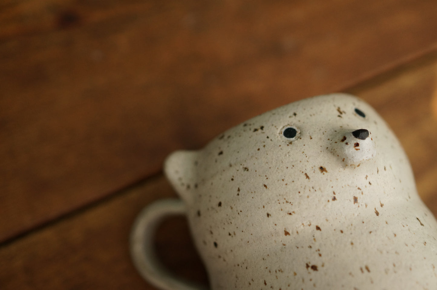 Satin White Bear Mug