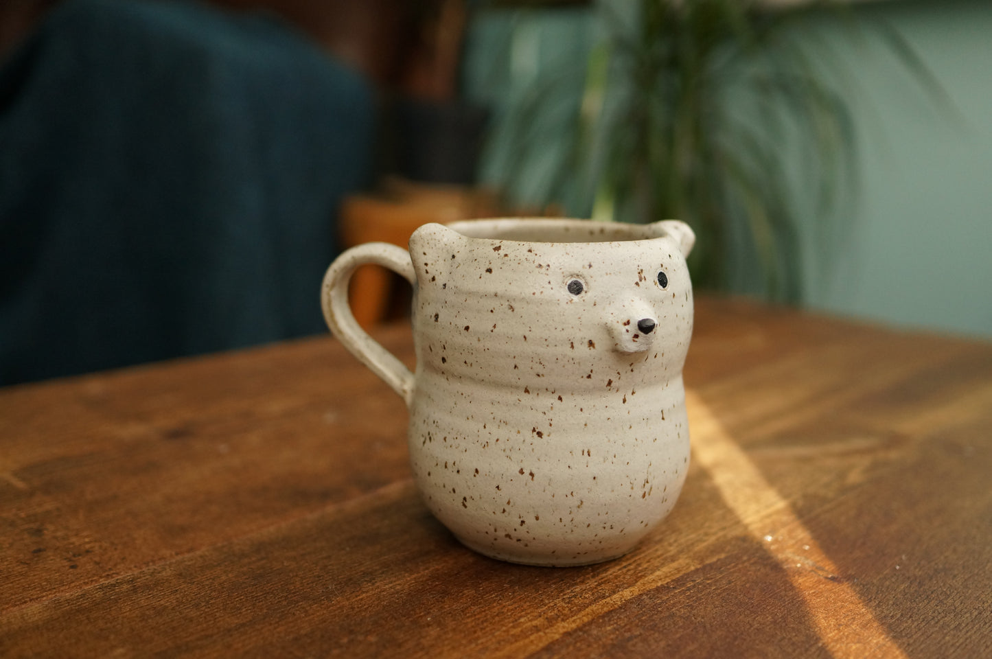 Satin White Bear Mug