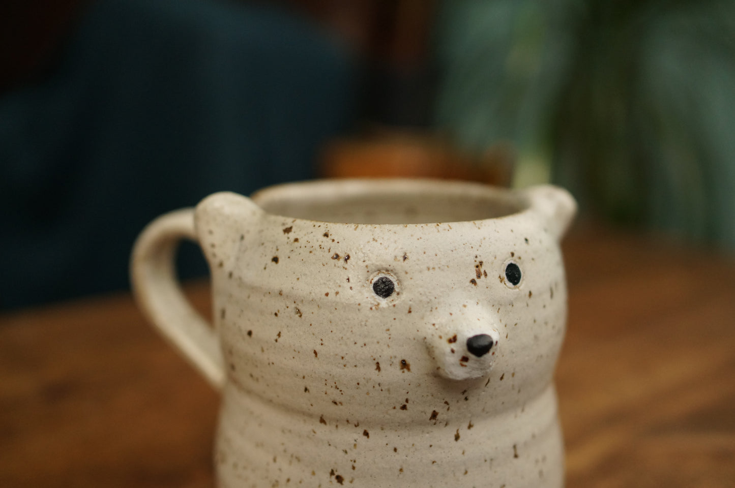 Satin White Bear Mug