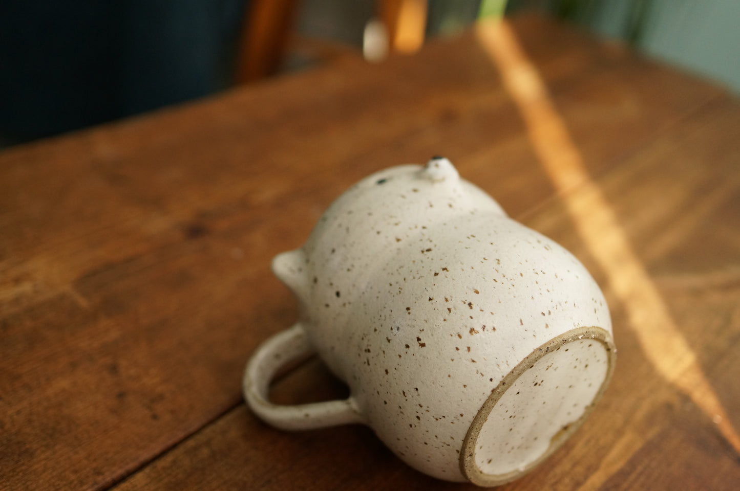 Satin White Bear Mug
