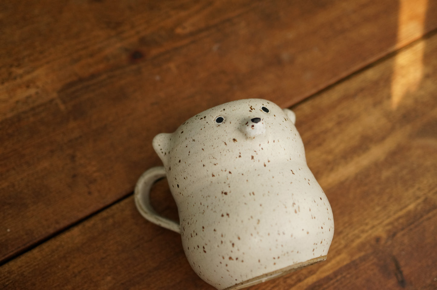 Satin White Bear Mug