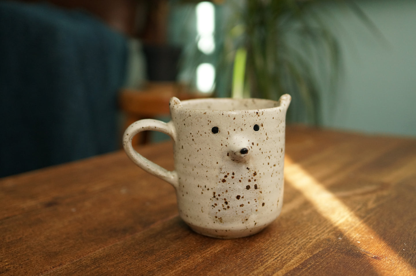 White Fox Mug