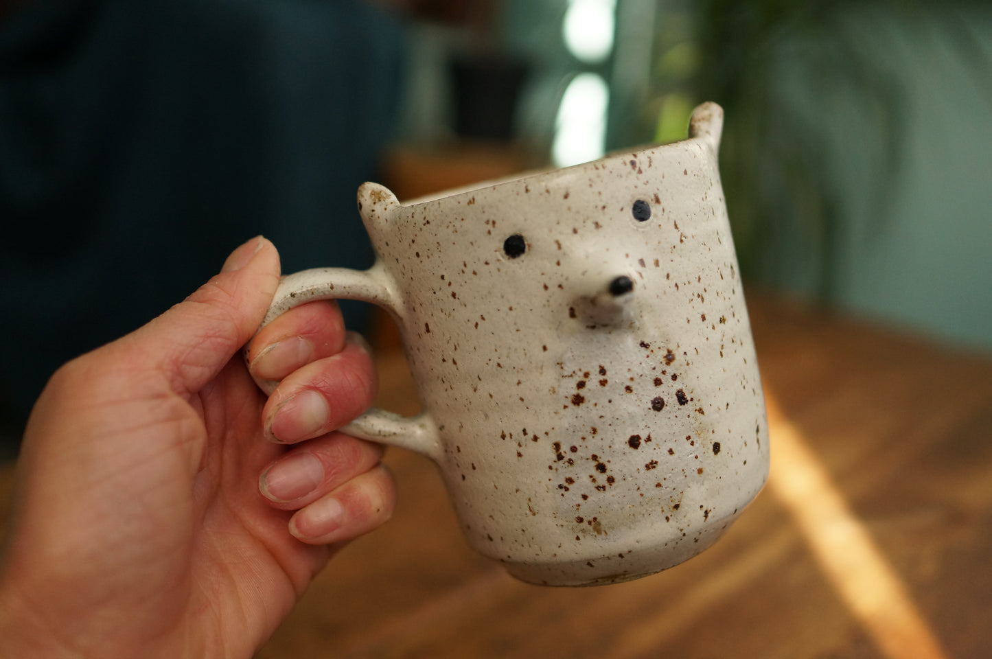 White Fox Mug