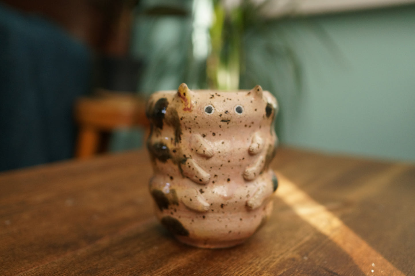 Pink Caterpillar Mug