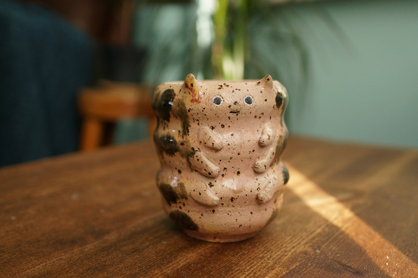 Pink Caterpillar Mug