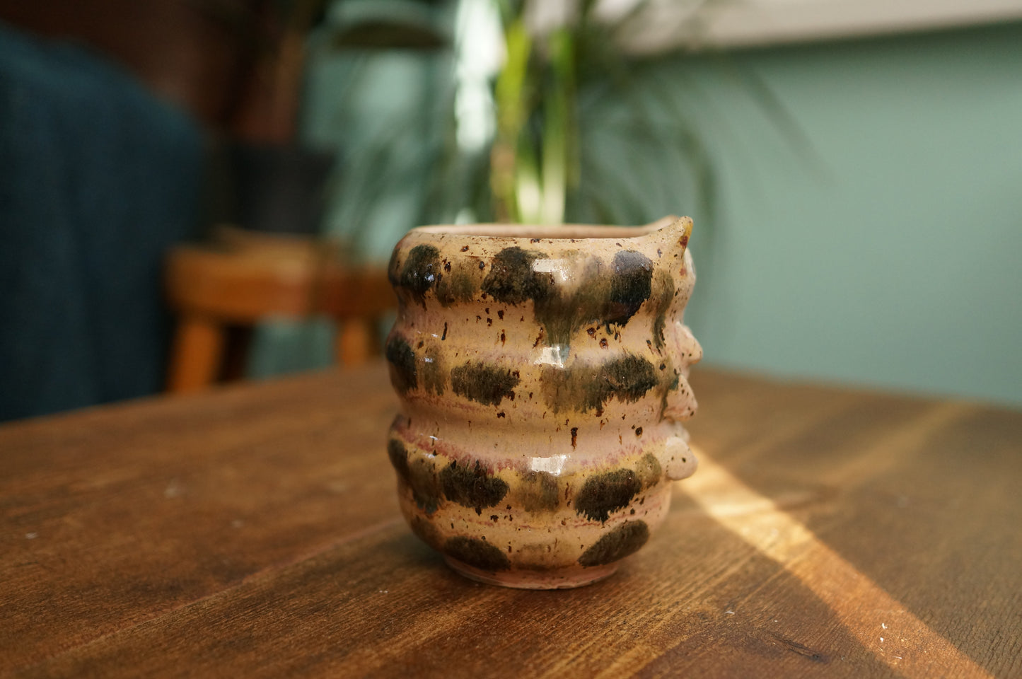 Pink Caterpillar Mug