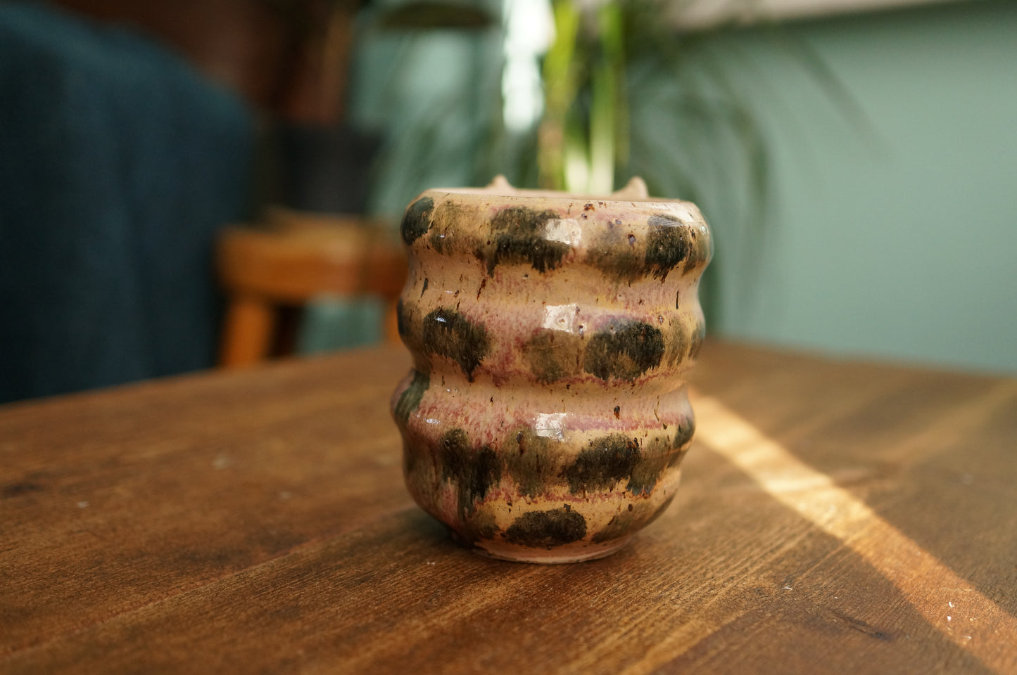 Pink Caterpillar Mug