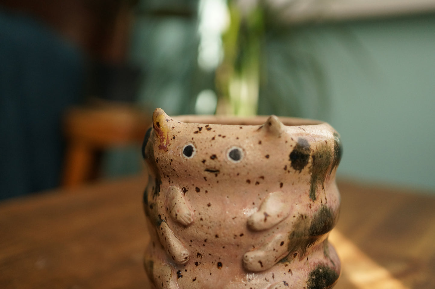 Pink Caterpillar Mug