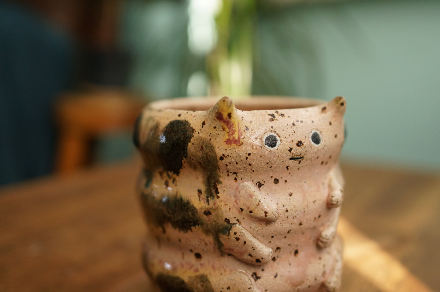 Pink Caterpillar Mug