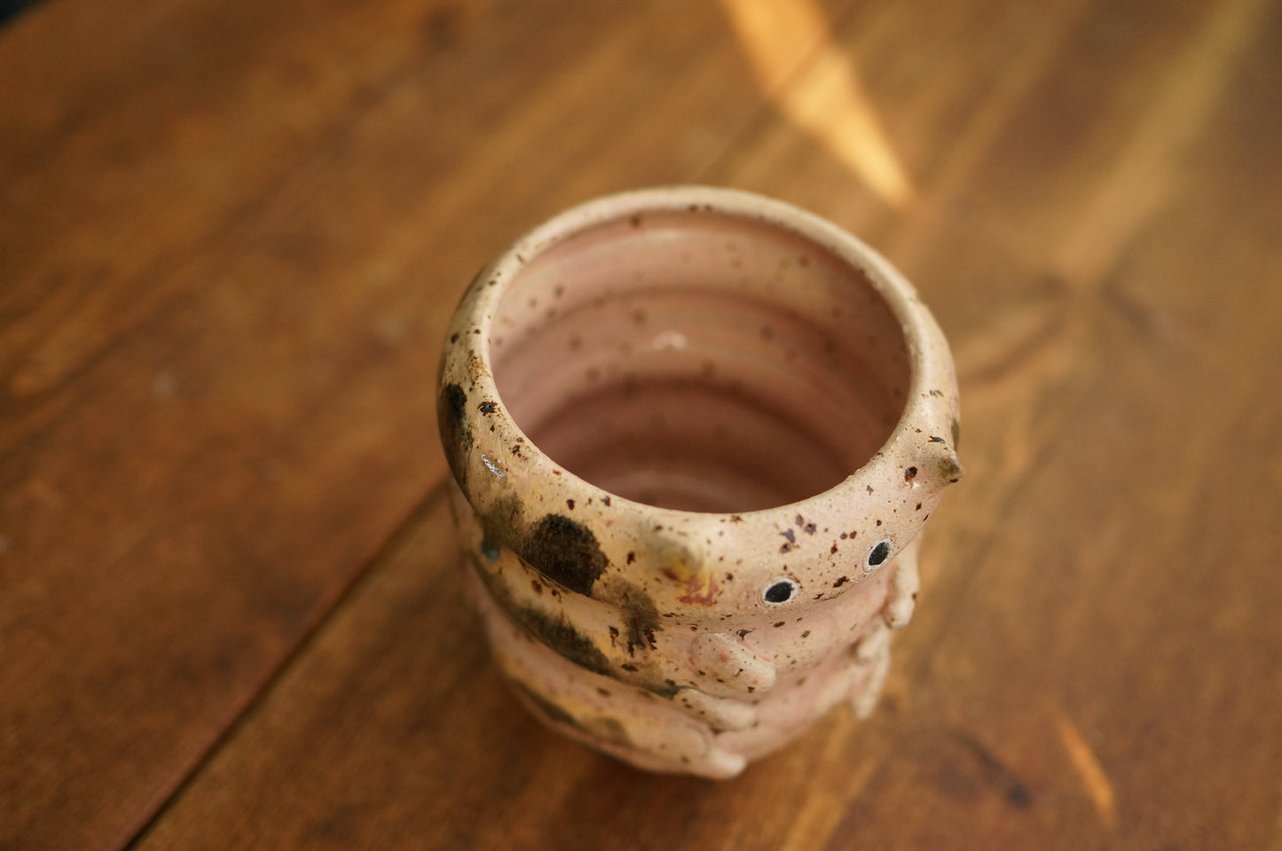 Pink Caterpillar Mug
