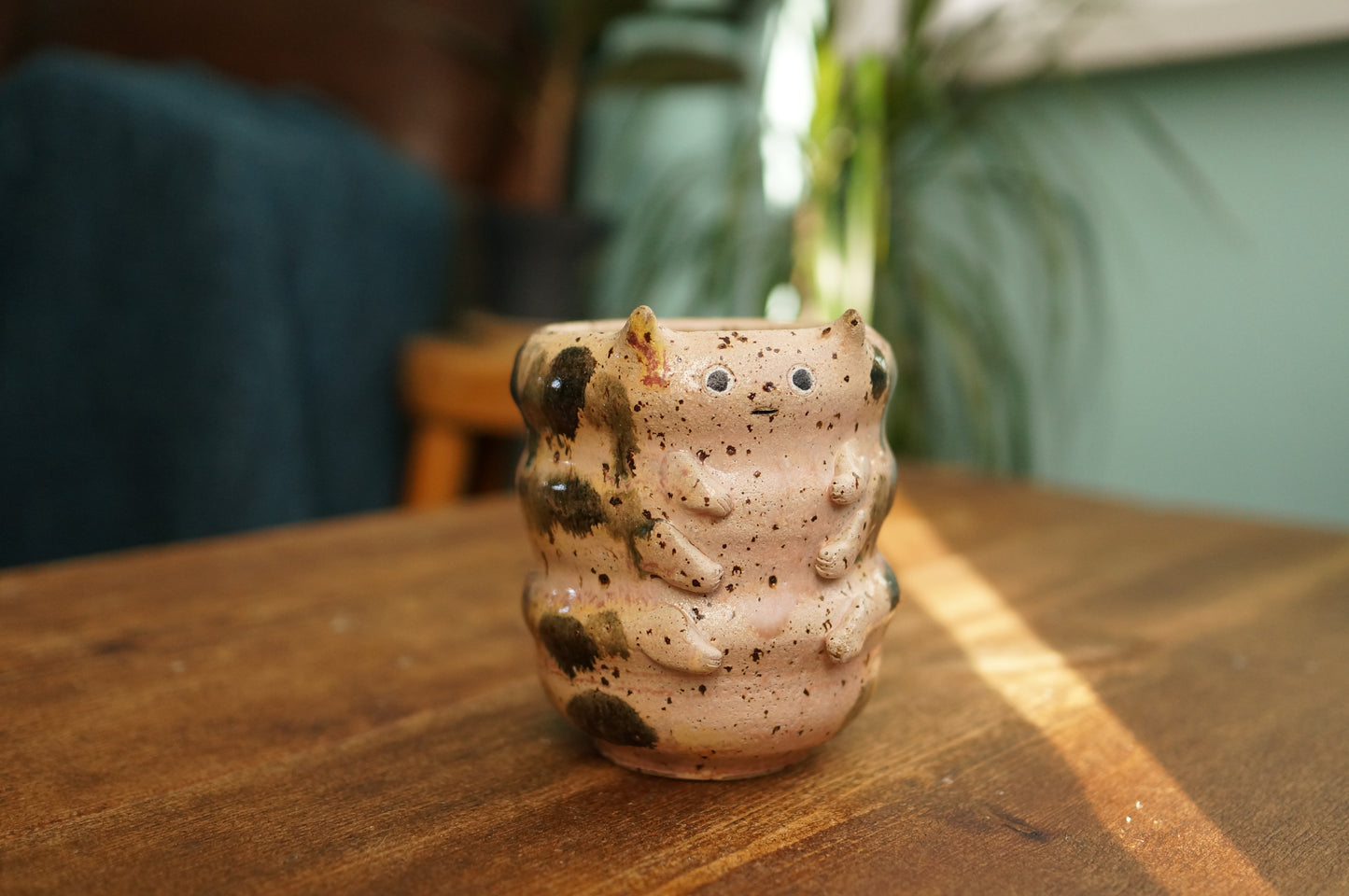 Pink Caterpillar Mug