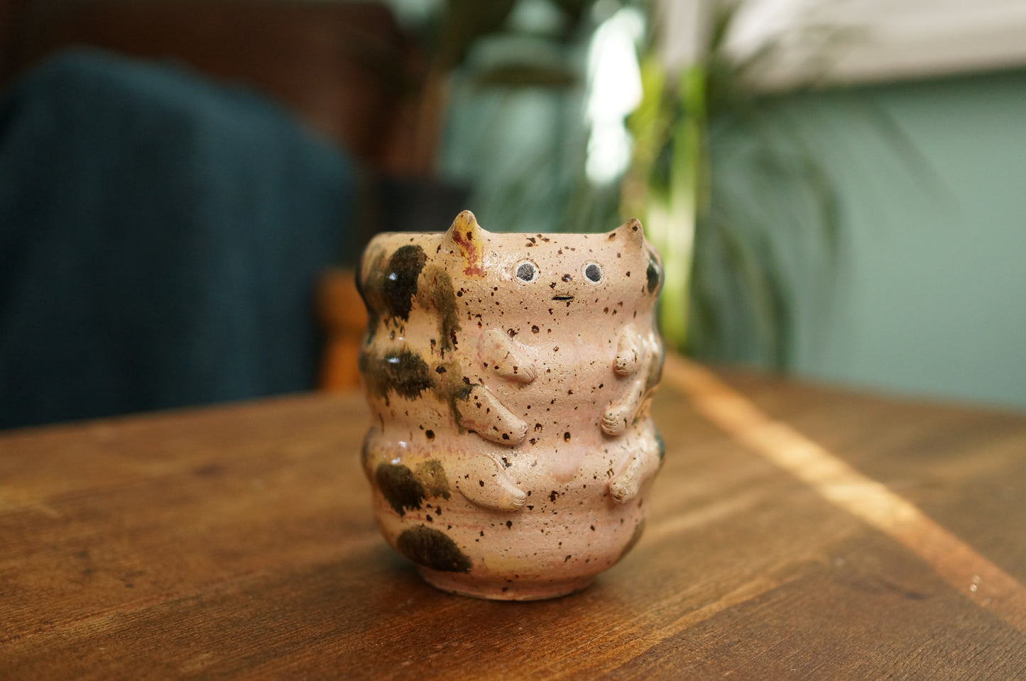 Pink Caterpillar Mug