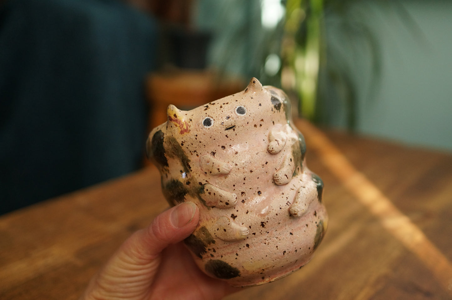 Pink Caterpillar Mug