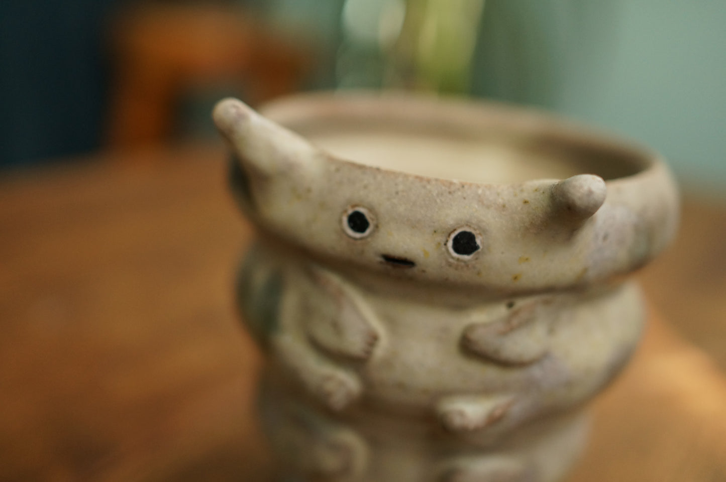 White Caterpillar Mug