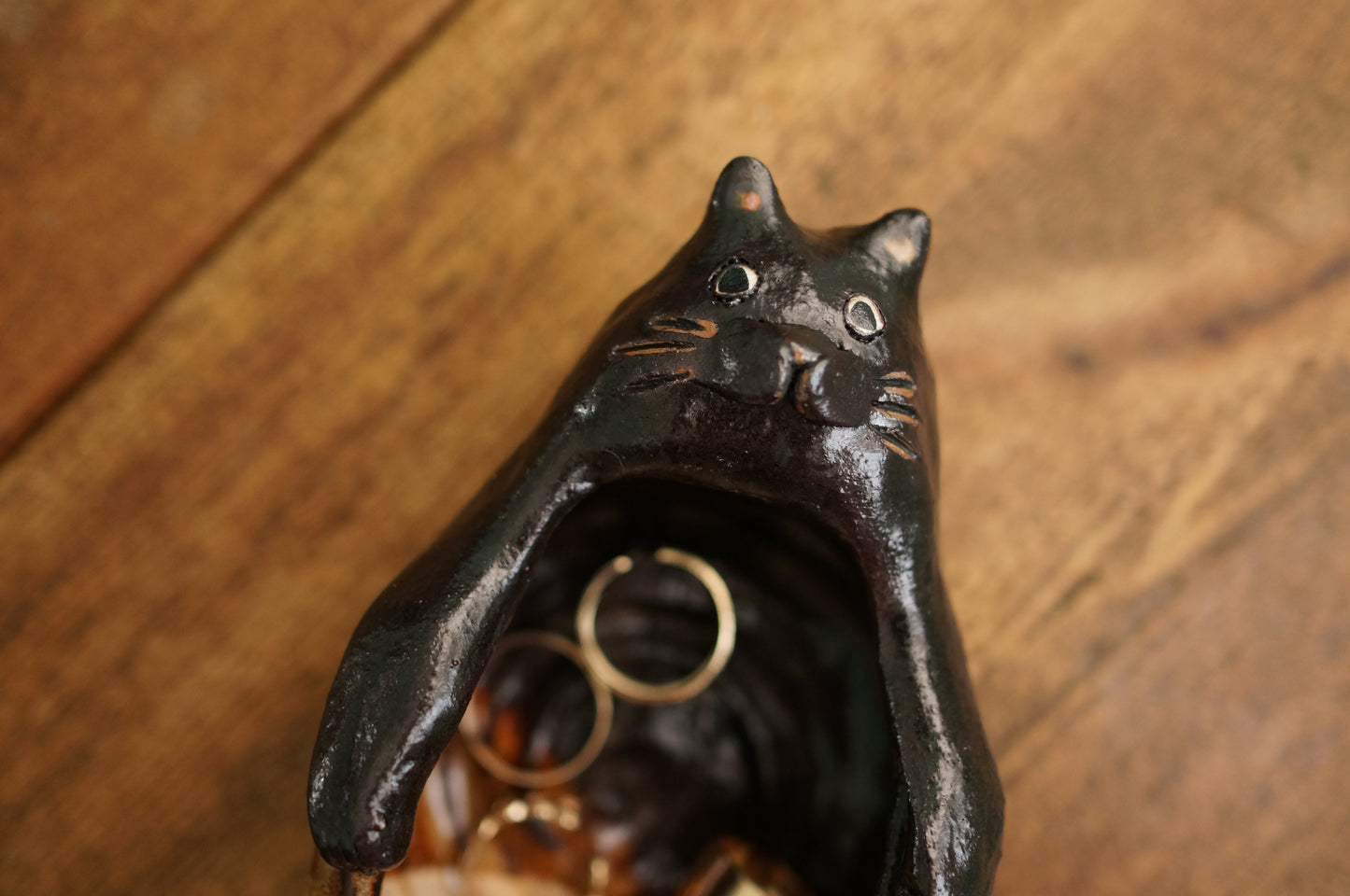 Black Cat Mermaid Holder