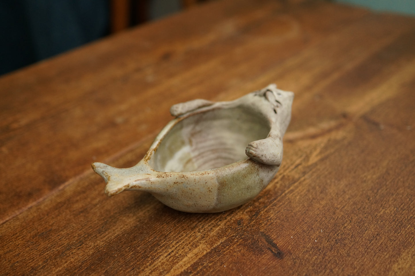 White Cat Mermaid Holder