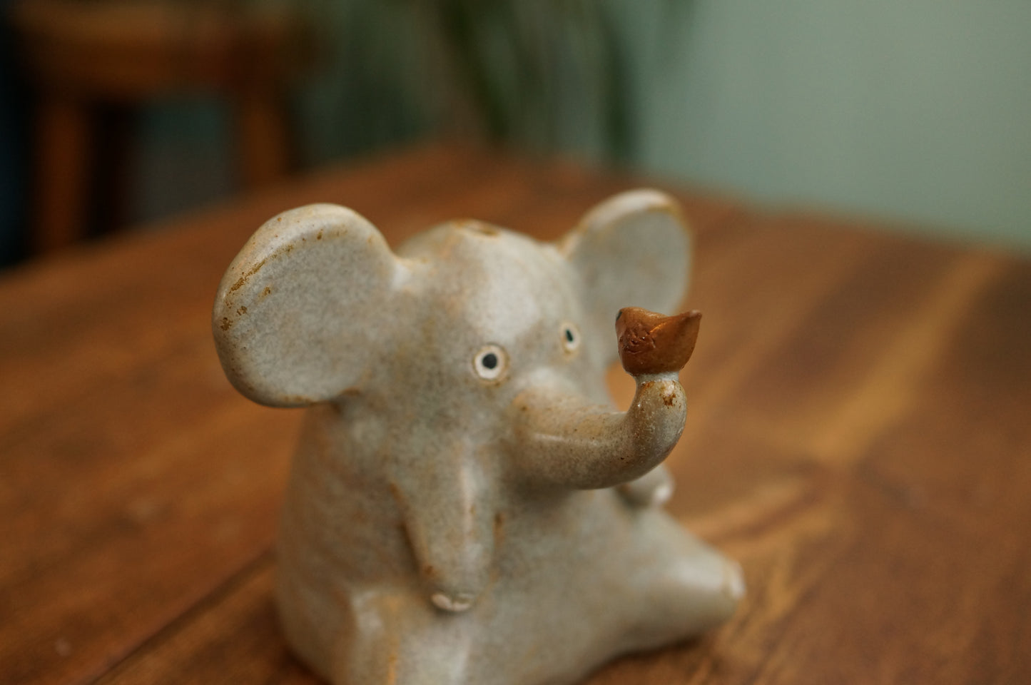 Elephant and bird Vase
