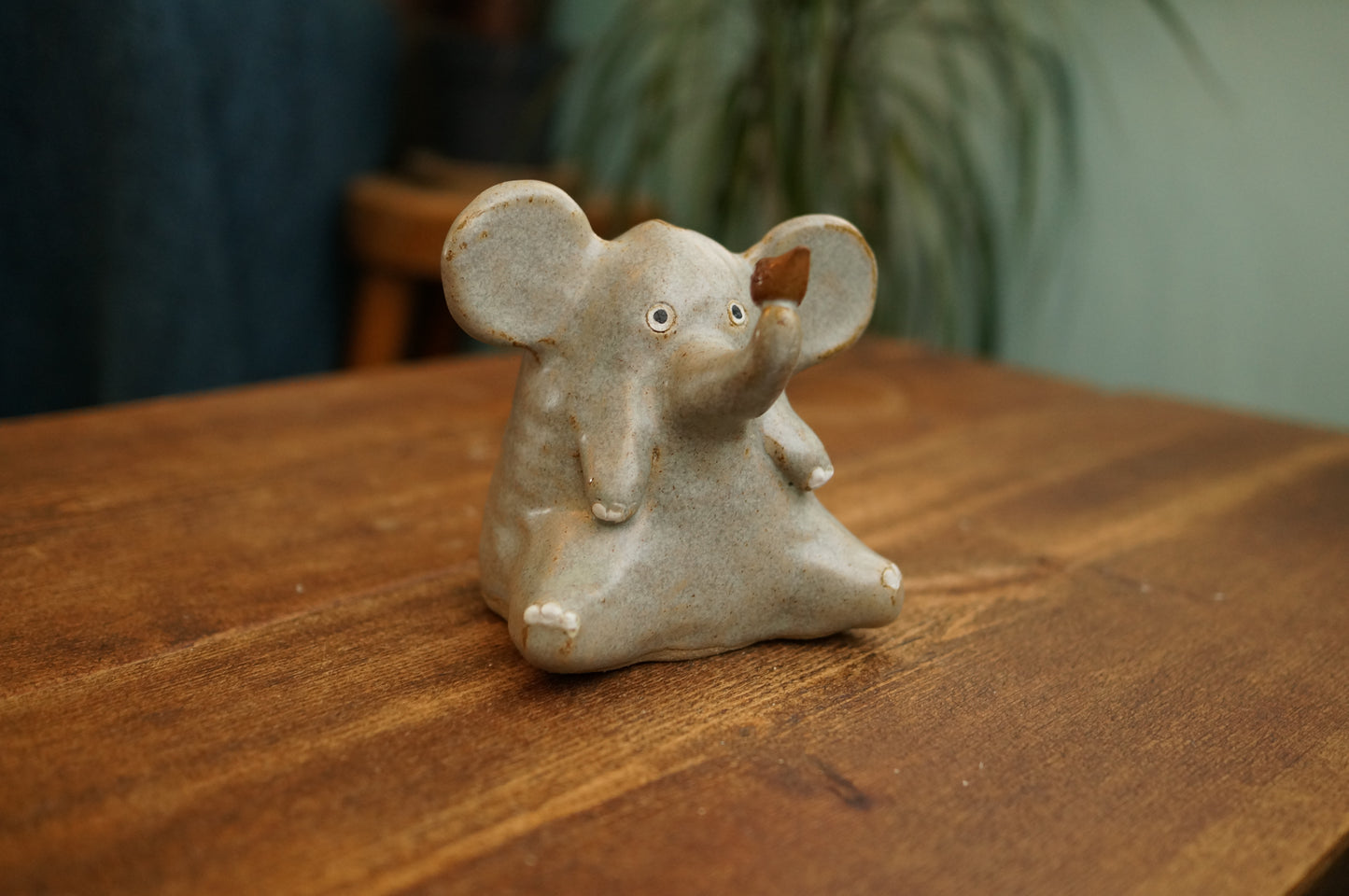 Elephant and bird Vase