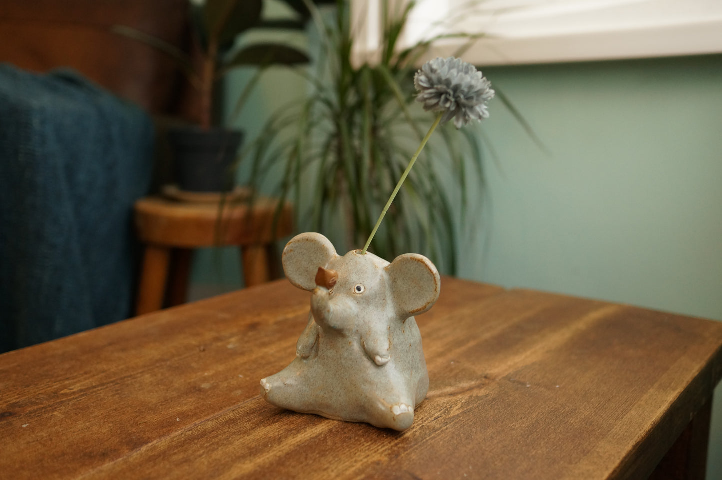 Elephant and bird Vase