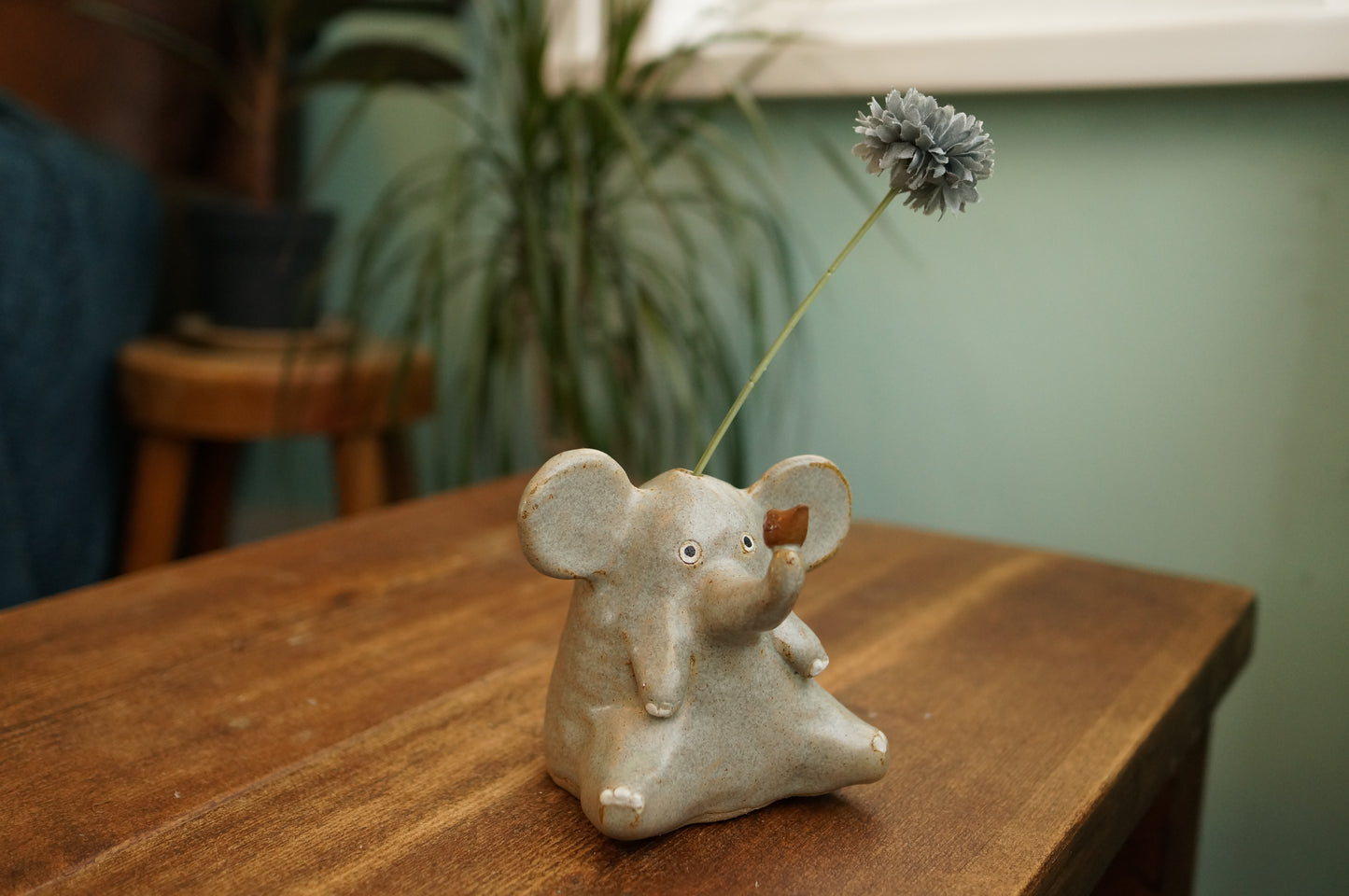 Elephant and bird Vase
