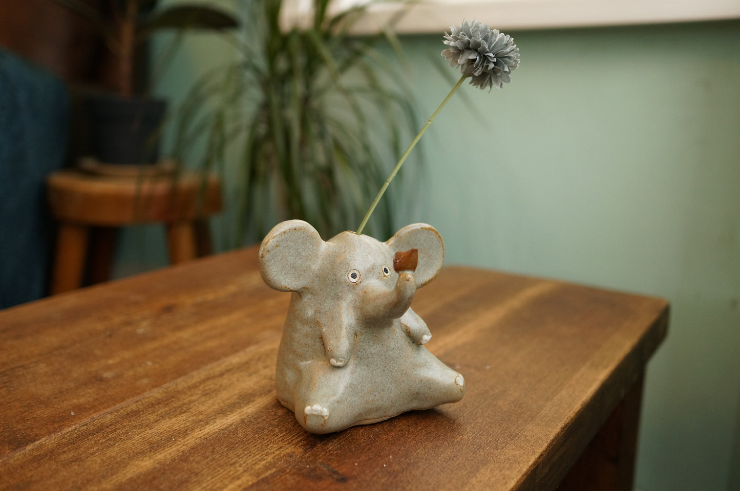 Elephant and bird Vase