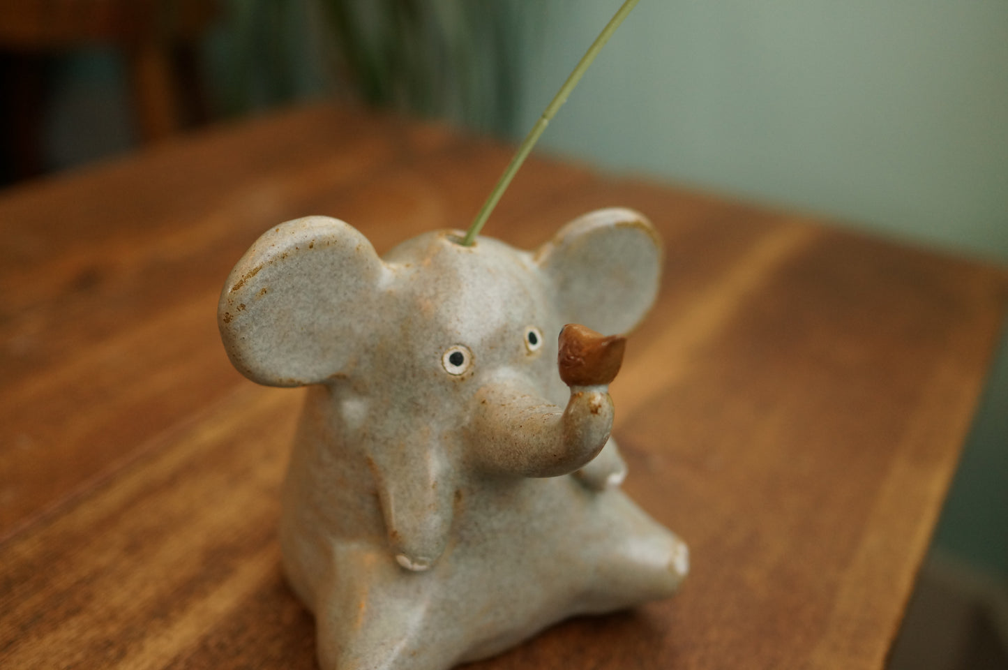 Elephant and bird Vase