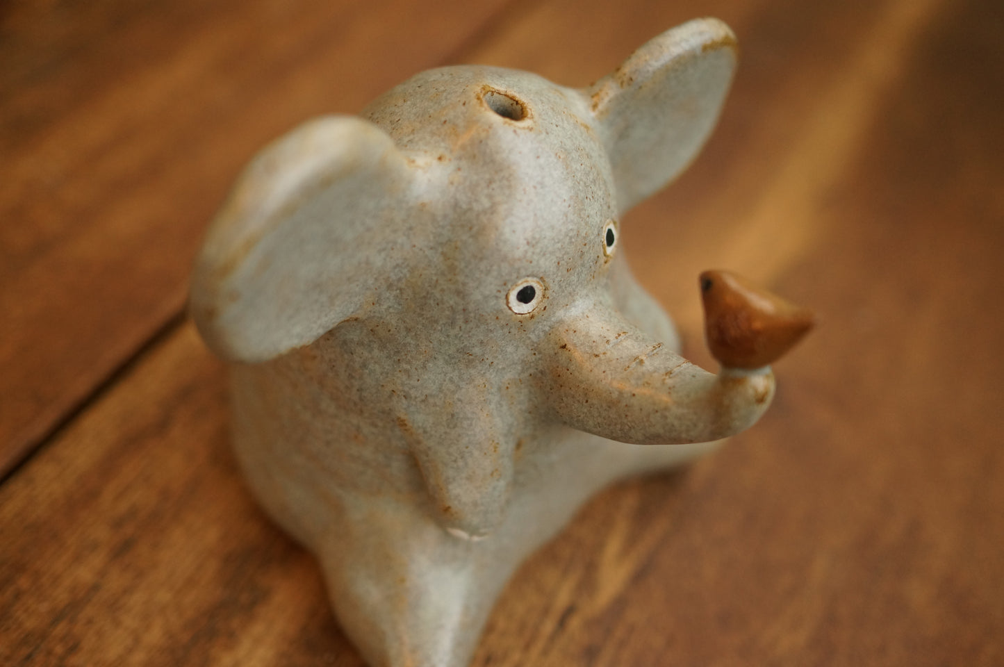 Elephant and bird Vase