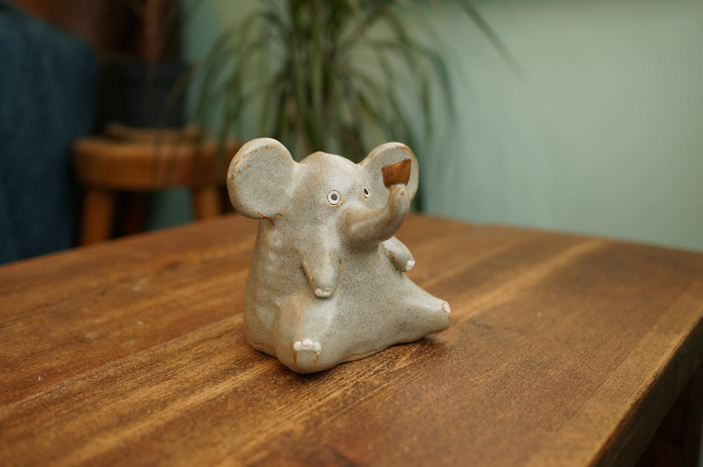 Elephant and bird Vase