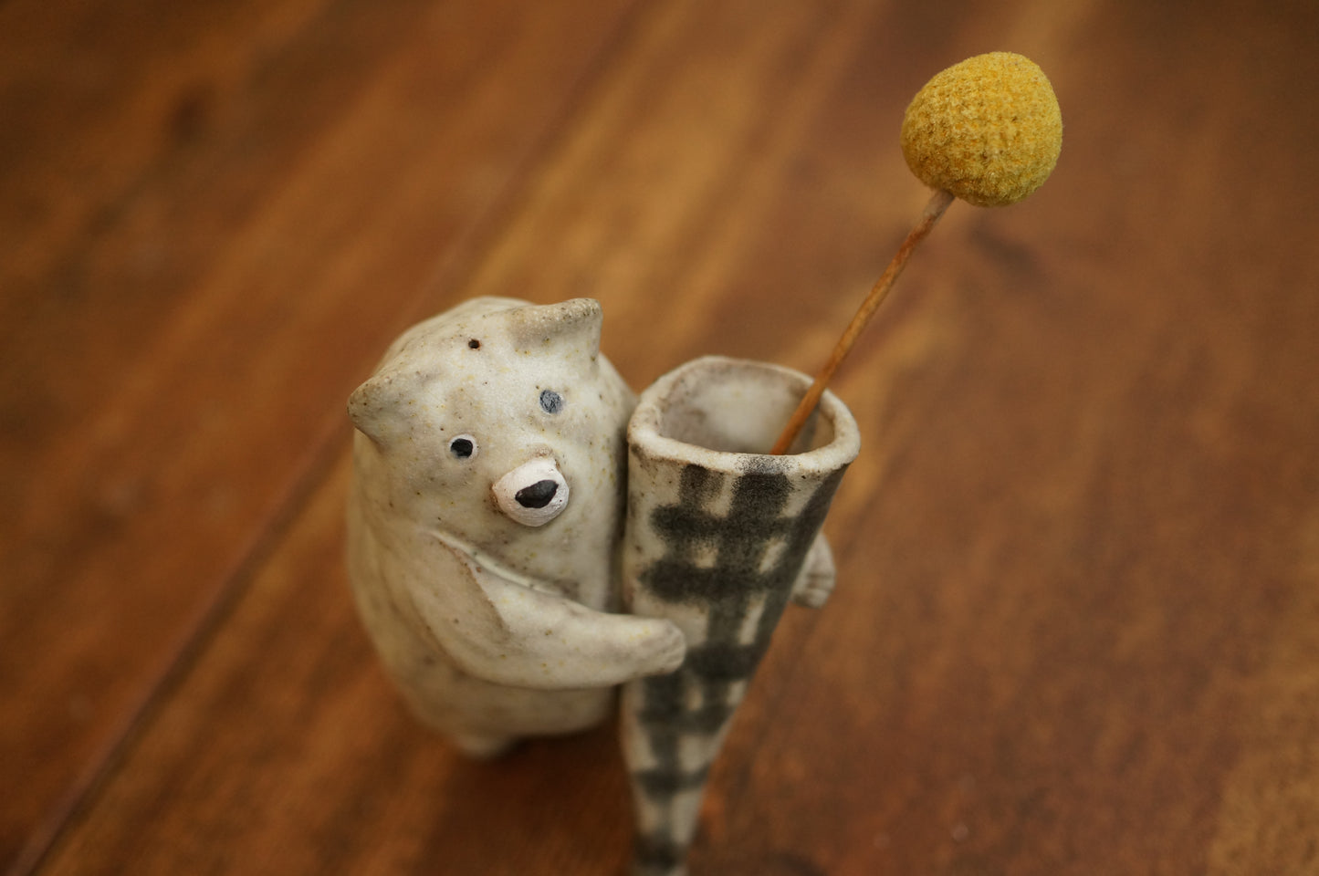 Standing Bear Vase