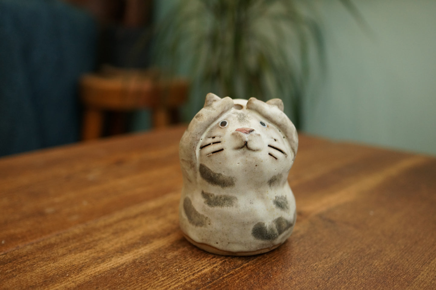 White Tiger Vase