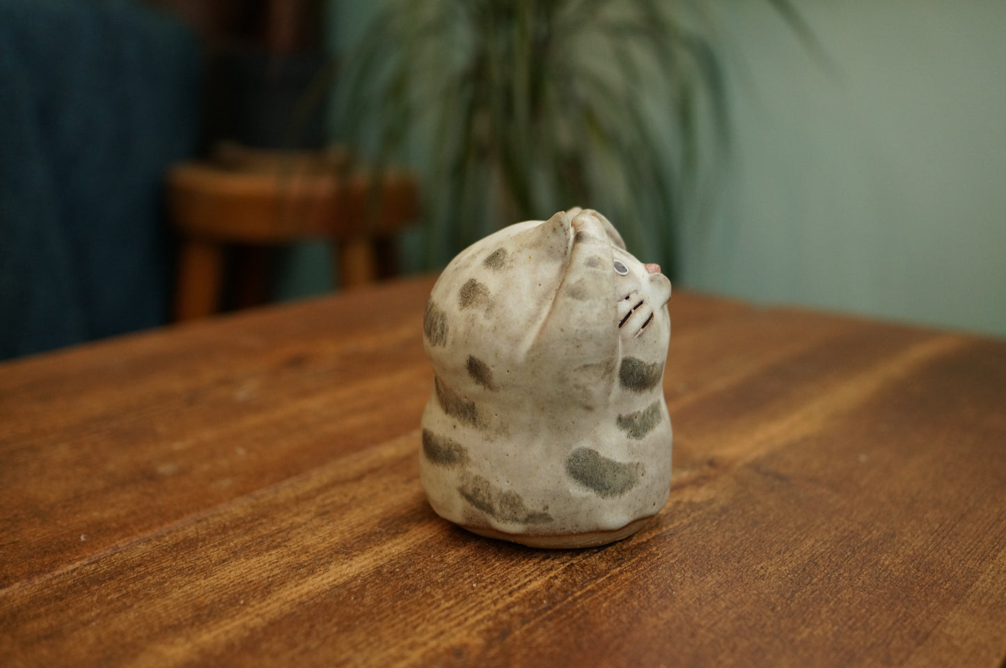 White Tiger Vase
